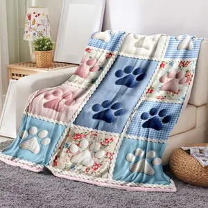 Soft Flannel Blanket for Dogs, Novelty Pet Accessory, Perfect for Naps at Home, Office, School, Travel, Gift Idea