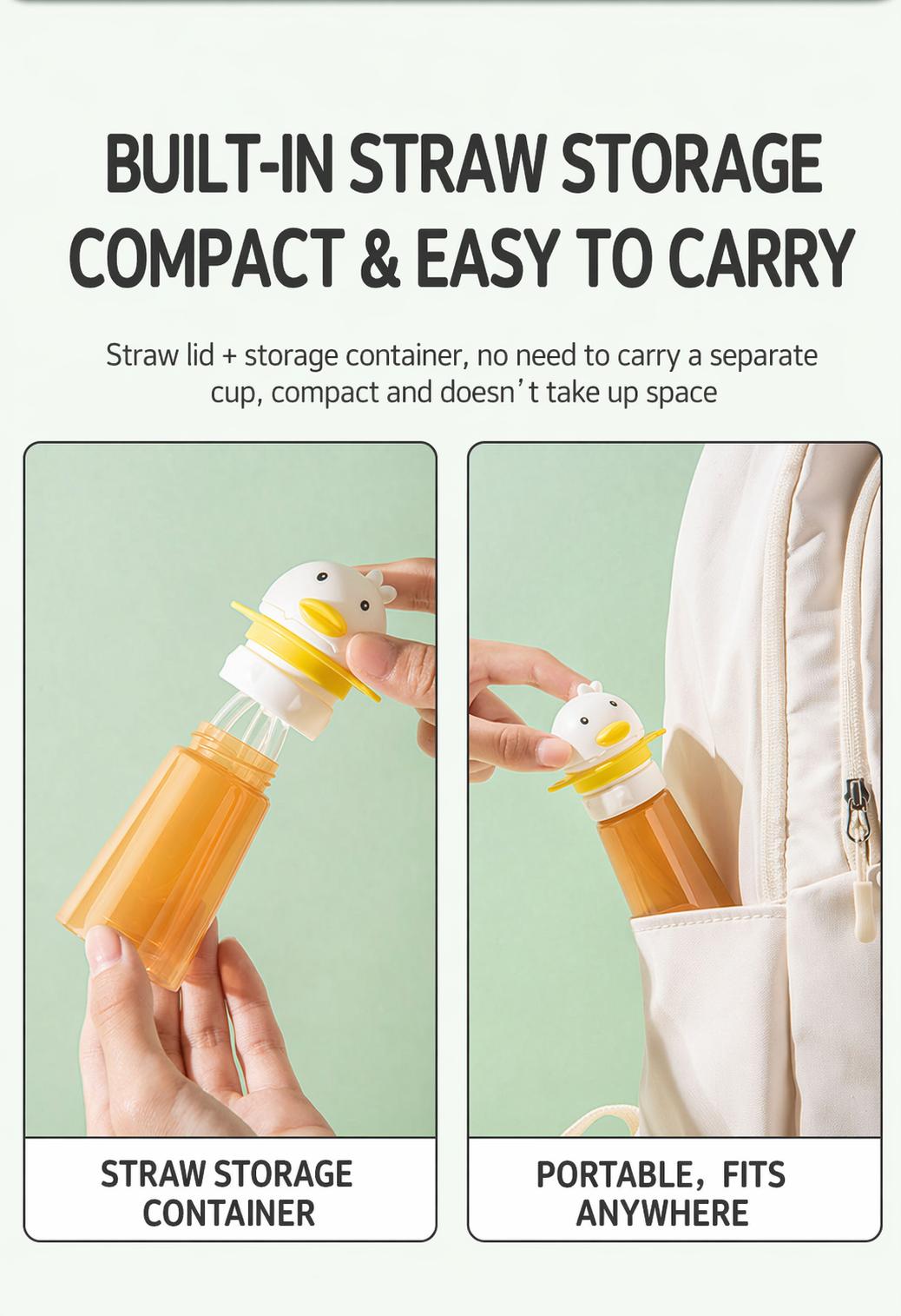 2-in-1 Duck Bottle Cap with Straw (Fits 28mm & 35mm) – Spill-Proof Cute Drinking Lid for Water & Soda Bottles, Perfect for Makeup, Gym & Outdoor Use 2-in-1 Duck Bottle Cap with Straw (Fits 28mm & 35mm) – Spill-Proof Cute Drinking Lid for Water & Soda Bottles, Perfect for Makeup, Gym & Outdoor Use