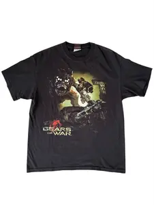 Vintage Gears of War Tee   Graphic Tee Heavy Cotton Tee Shirt, 100% Heavy Cotton Shirt