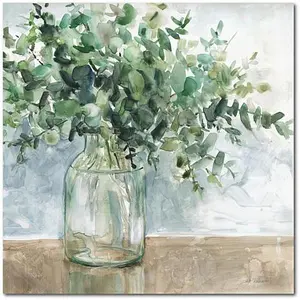 Courtside Market Mason Jar 16x16 Canvas Wall Art