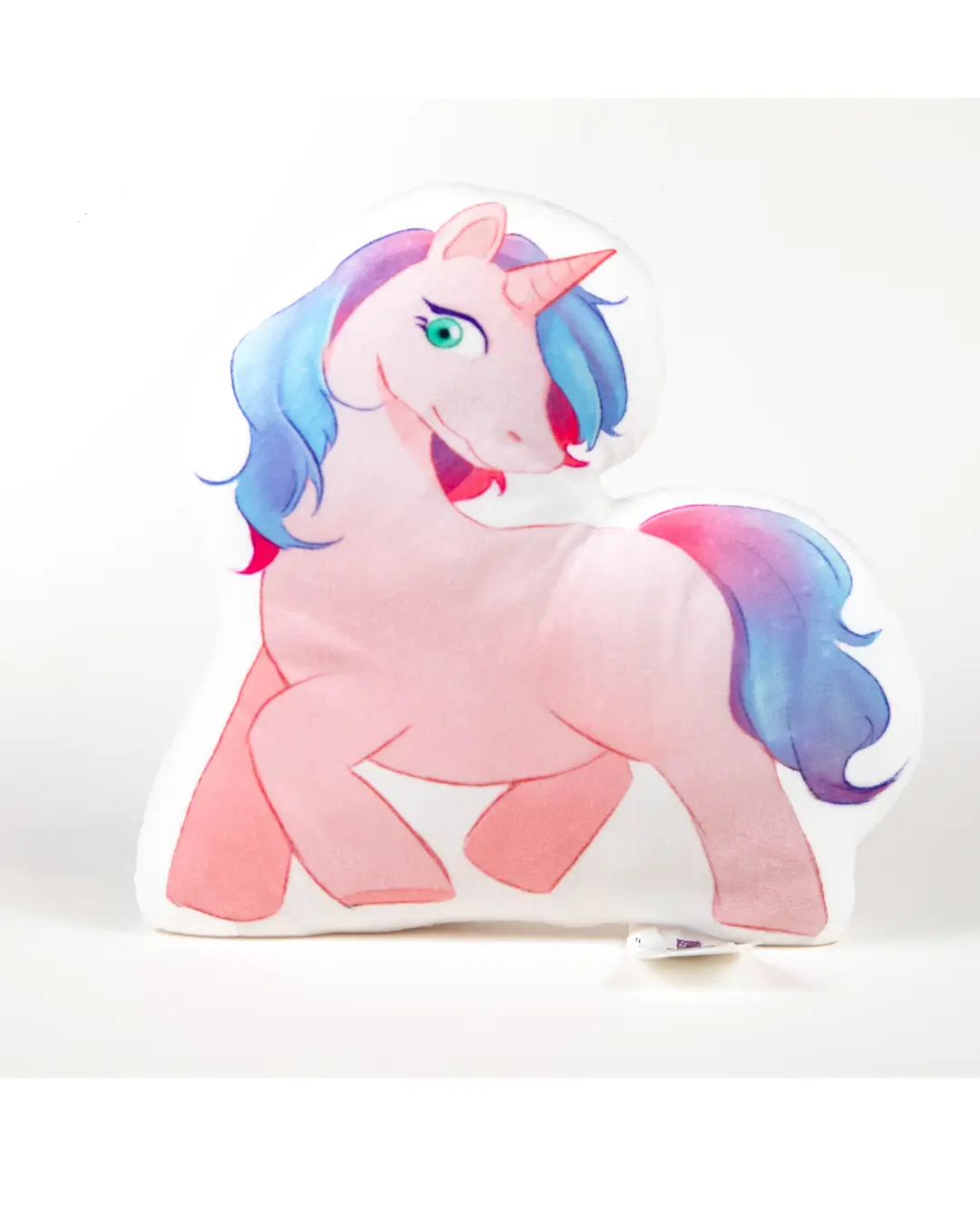 PILLOWABLE – 12” Unicorn Pillow, Cute Animal Shape, Mini Hug Pillow for Kids, Fun & Decorative Toddler Throw Pillow