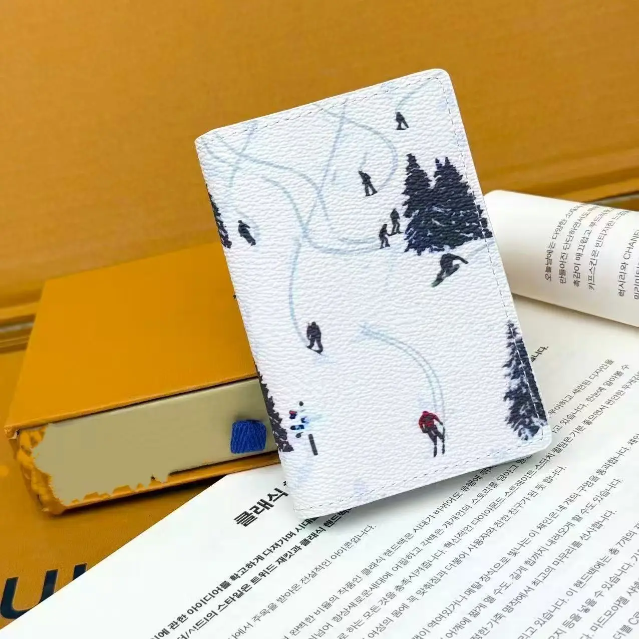 Fresh‑style Plants & Animals Travel Passport Holder, Wallet, Passport Cover, Card Holder, ID Document Pouch, Cartoon Card Purse