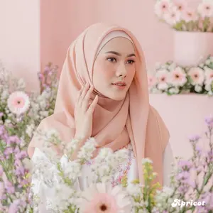 Adha Labels Bella Hijab Square Polycotton Shawl Scarf 110 x 110 cm Part 2 for Party & Daily Wear Casual 100% Polycotton Fabric