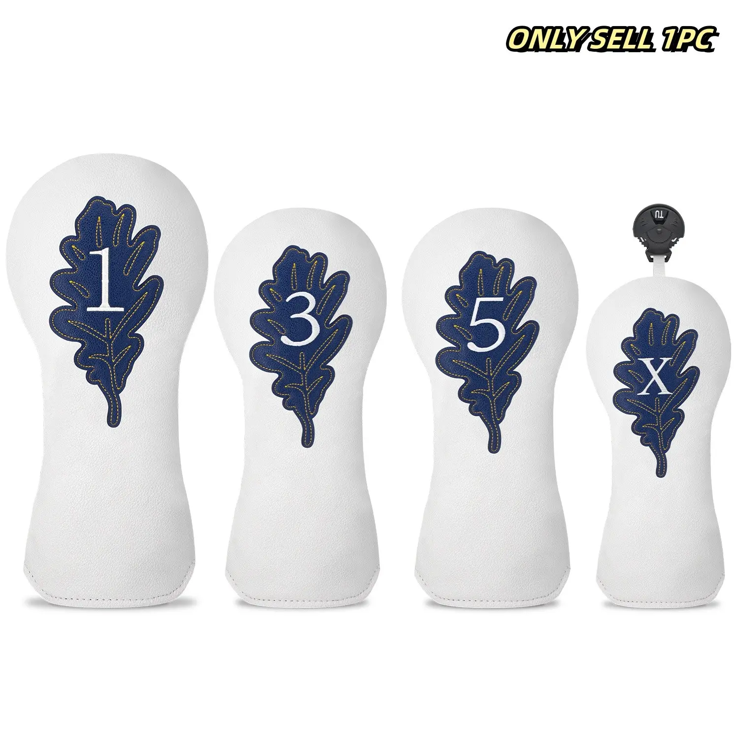 Leaf Golf Protective Cover, Dust-Proof & Durable Material, Best Protection for Your Golf Clubs, Essential Golf Accessories, Golf Gift