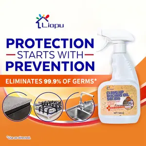 Liapu FlashClean Degreaser & Safe-Touch Cleaner – 3-Minute Spray for Kitchen, Oven, Stove, Range Hood & Family Surfaces.
