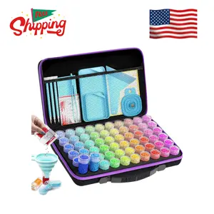 60 Slots Storage Container for Diamond Art Kits for Adults