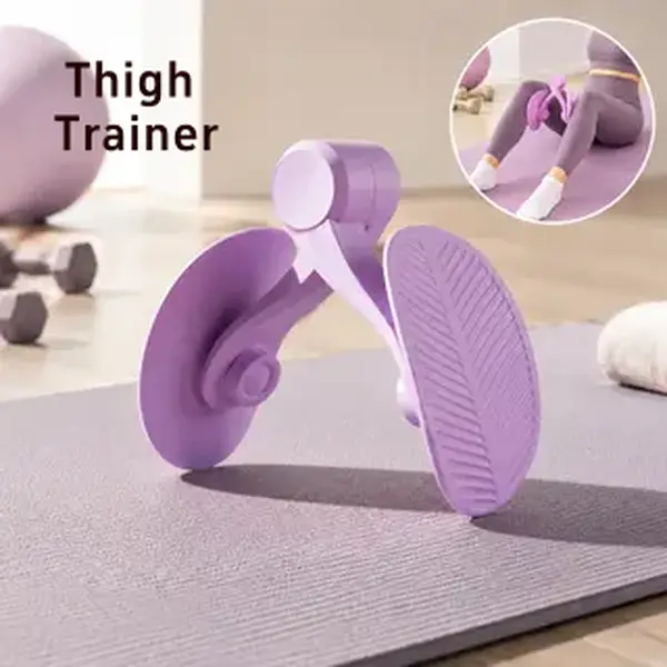 Adjustable Thigh Trainer for Inner Thigh & Leg Workout, Portable Resistance Home Fitness Equipment for Women, Arm Exercise Trainer, Glutes, Sculpting, Multitasking, Home Gym