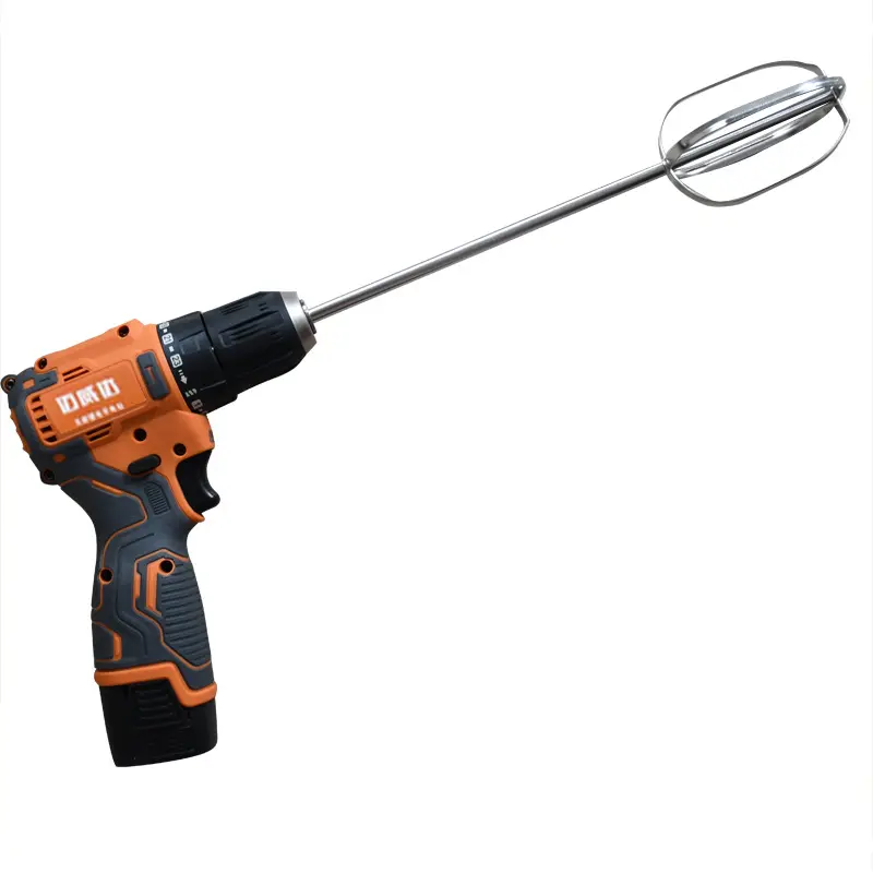 Rechargeable Handheld Electric Mixer Drill Sesame Paste Batter Meat Fishing Bait Blender Egg Beater