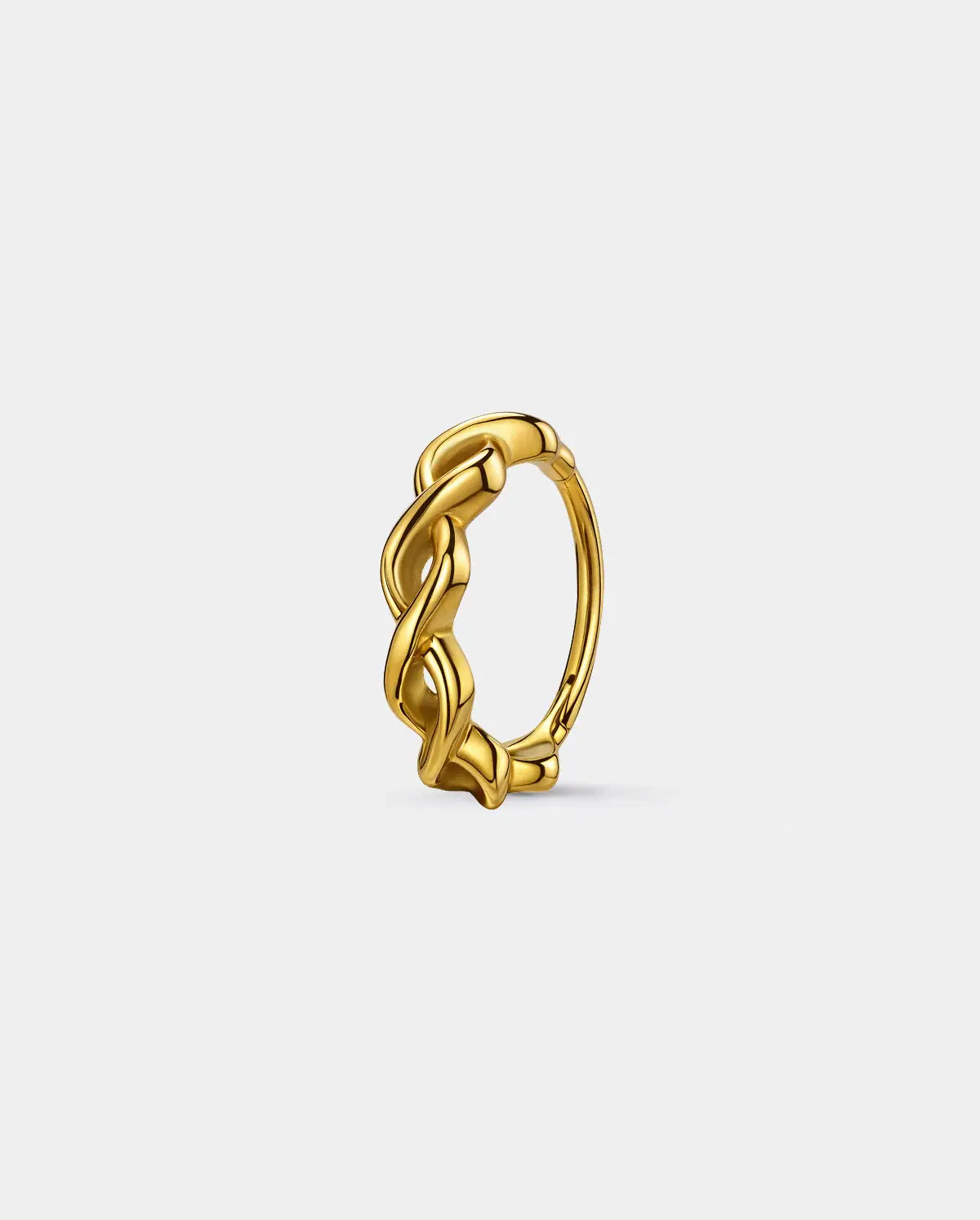 Twisted Rope Segment Nose Ring
