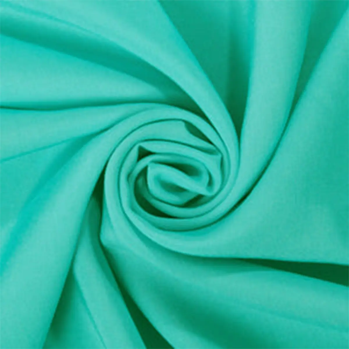 Aqua Blue Rayon Challis Fabric by the Yard | 53″ Wide 180 GSM