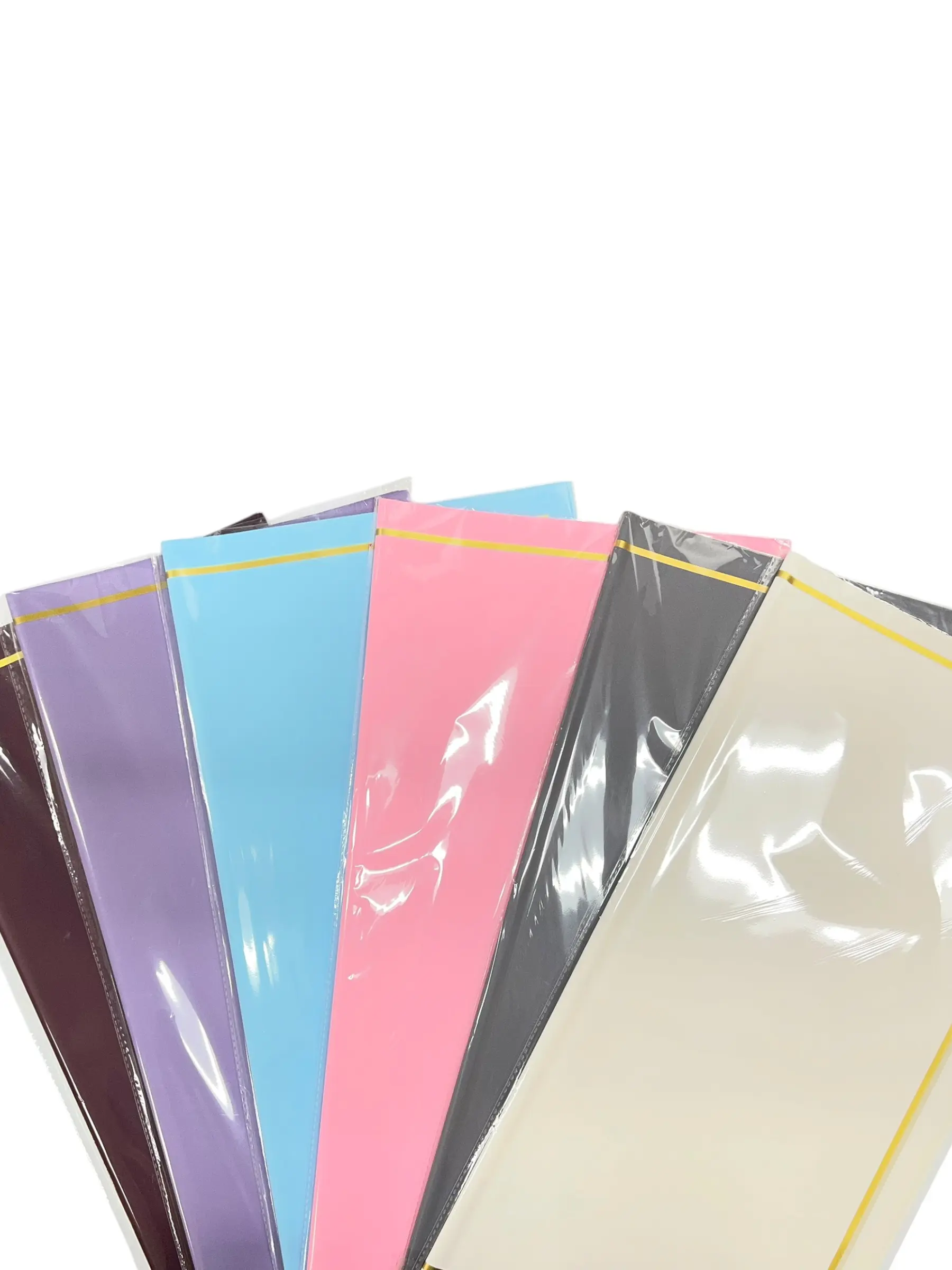 20-Sheet Vibrant Solid Color Waterproof Paper, Elegant Modern Pastel Soft Wrapping Paper for DIY Toy & Hobby Crafts, Elegant Wrapping Paper