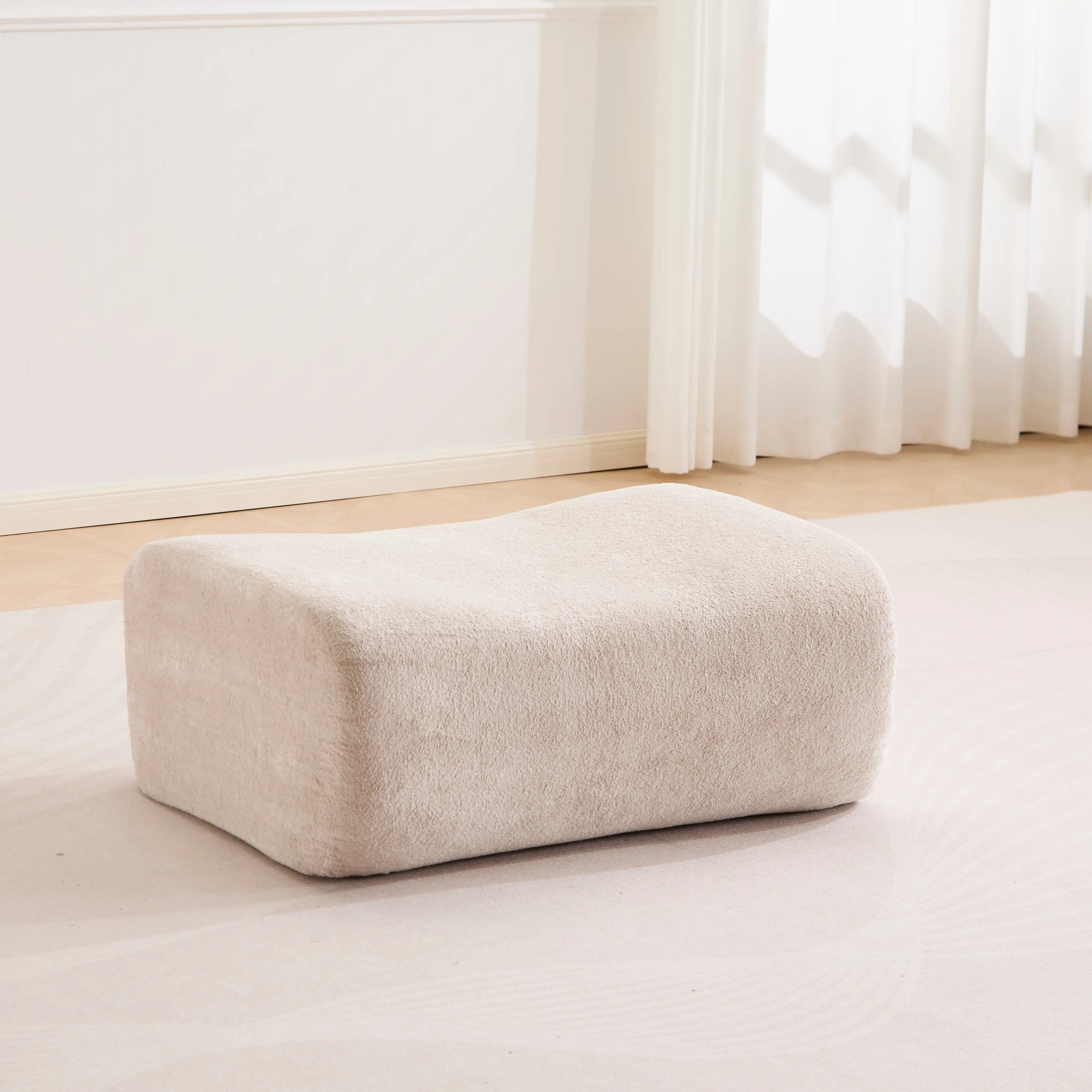 Beige - Ottoman (36.2")