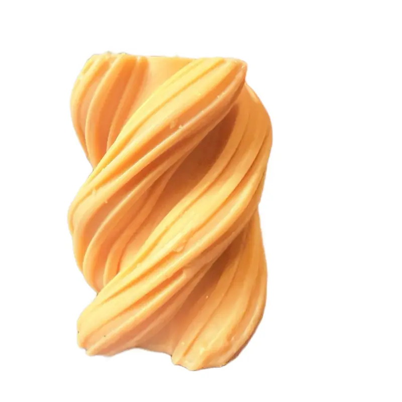 1 Twisted Candle - Decorative Candle with Twisted Design - Ideal for Home Decor and Ornaments