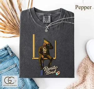 [ CONCERT TOUR TEE SALES UPTO 30%] Comfort Colors Benito Bowl Shirt, Puerto Rico Football Tshirt, Football Fan Shirt For Gift, Bunny Bowl Shirt Tee, Football Halftime Show Tee