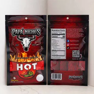NEW LOOK - RED POWDER HOT Beef Jerky - Carne Seca