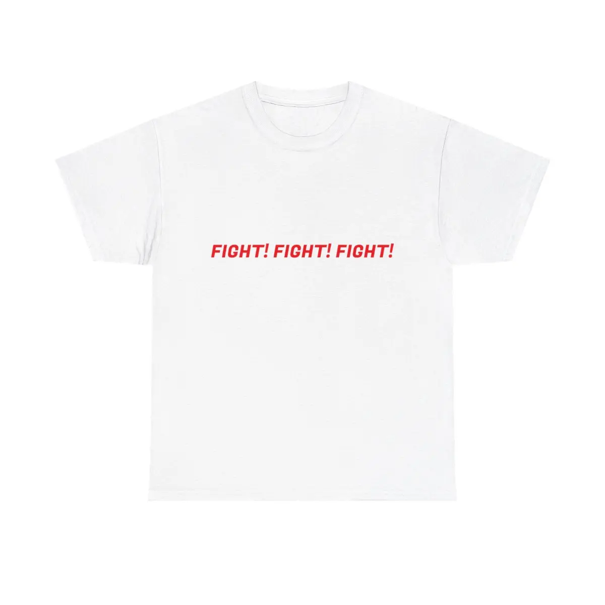 Donald Trump "Fight! Fight! Fight!" Unisex Heavy Cotton Tee