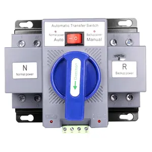 2P 63A 110V Dual Power Automatic Transfer , Generator Changeover  50HZ/60HZ