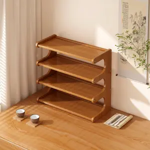 Home Storage Rack Organizer for Kitchen Bedroom Study Room, Space-Saving Multi-Functional Shelf Solution for Daily Use Bookshelf Rack