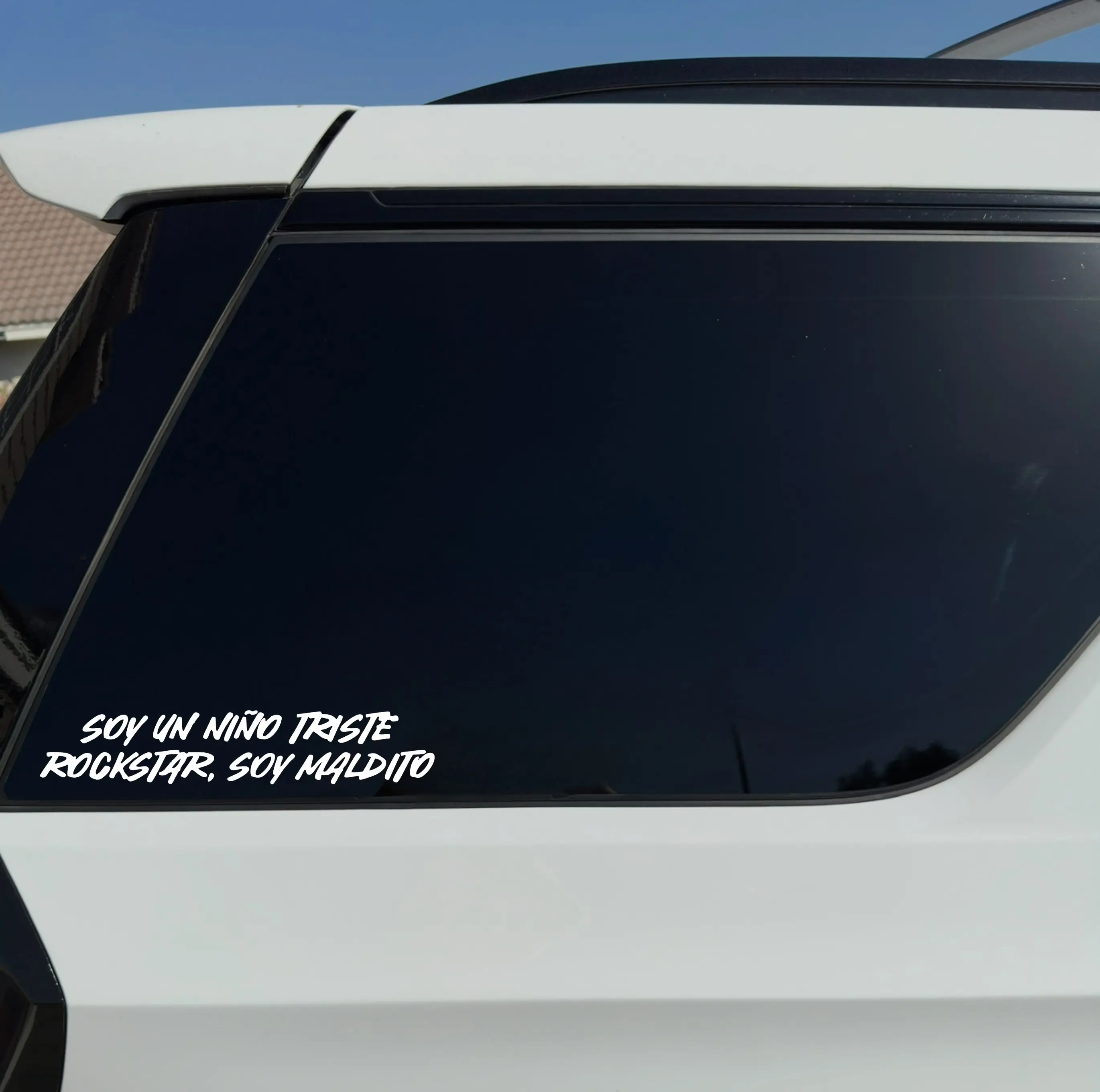 Soy un nino triste rockstar, soy maldito Vinyl Sticker Quality Vinyl Stickers Available in Many Colors and Sizes - Car Stickers
