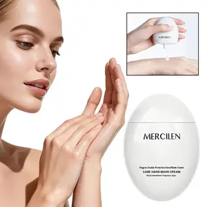 Mercilen Hydrating Hand Cream 50g, Rich in Niacinamide, Hyaluronic Acid, Plant Squalane, Deep Moisture, Firming, Low Sensitivity, Dry Skin, Hand Lotion