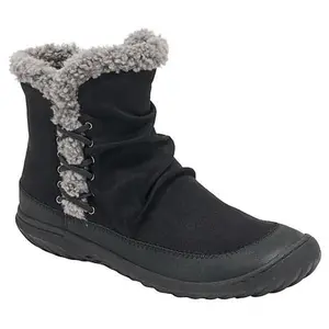 Jambu JBU Briar Ankle Boot with Faux Shearling Fur Detail