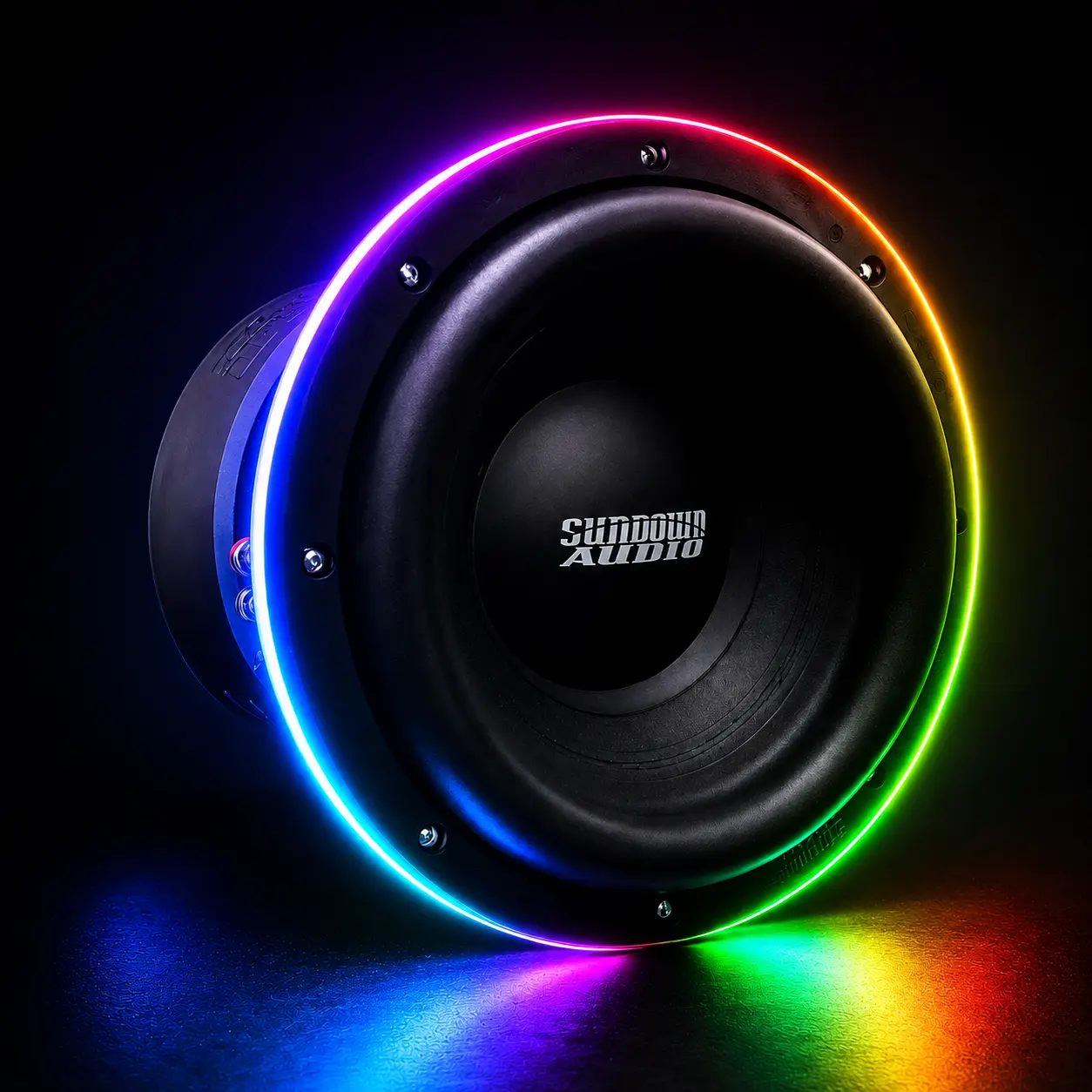12" Subwoofer LED Rings | GorillaKnobz RGBIC Light Kit