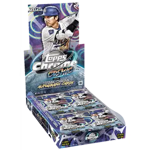 2025 Topps Chrome Cosmic Baseball Trading Card Hobby Box