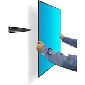 No Stud TV Wall Mount Drywall Studless TV Hanger No Damage No Drill Non Screws Easy Install Bracket fits VESA 12-55 inch TVs up to 99 lbs Include Hardware Levels