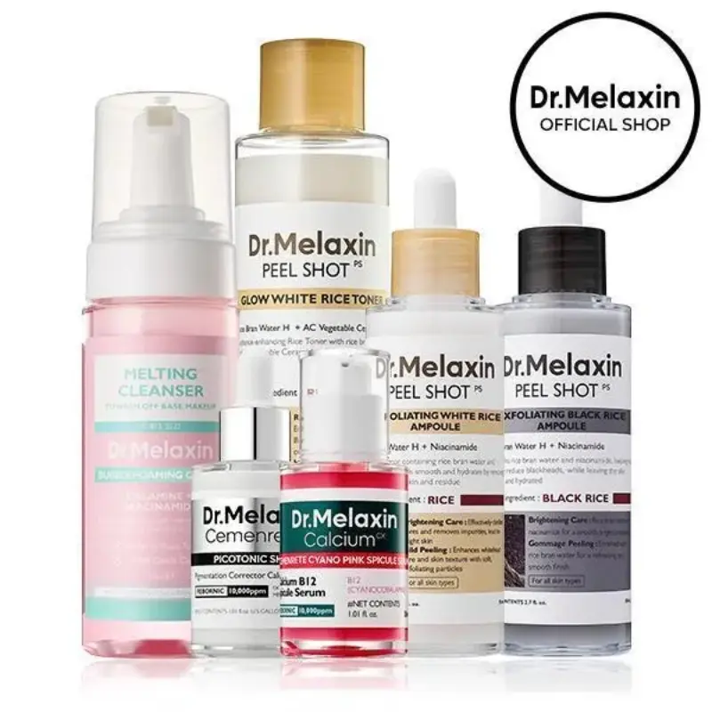 Dr. melaxin- Lumi Glow Triple Care Set | Pore care & Fades Blemish Marks Exfoliating Deep cleansing