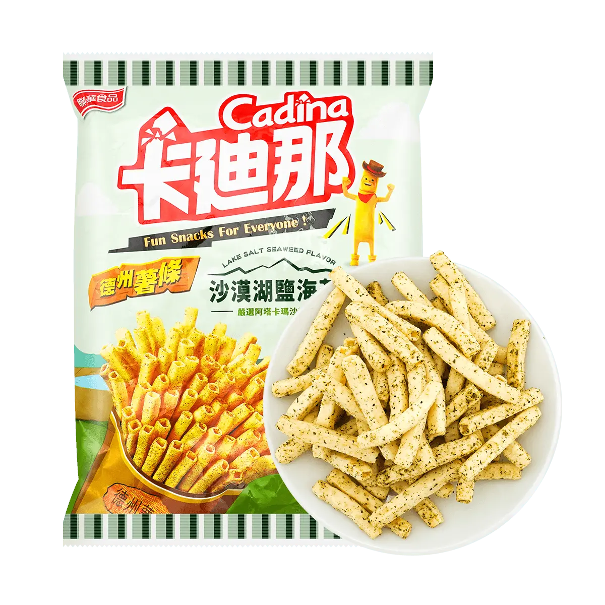 LIANHWA Kadina Texas Fries Seaweed Salt Flavor 60g - Authentic Taiwanese Snack