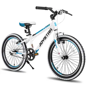 JOYSTAR Hardtail Mountain Bike 20 24 Inch Kids Bike Ages 7-12 Years 1-Speed Drivetrain Wall Knobby Tires bmx