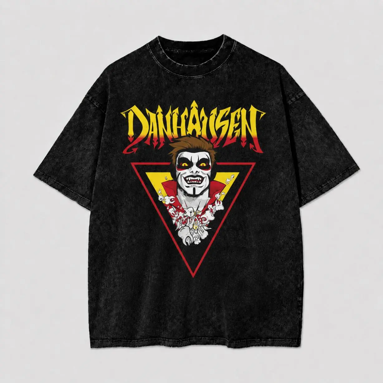 Danhausen Curse Shirt, Retro Wrestling Graphic T-Shirt, Unisex Vintage Wash Tee, Hoodie, Sweatshirt, GIft For Him And Her