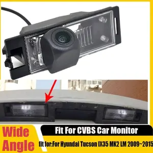 Error-Free Replacement Rear View Backup Camera | Replace Licence Number Plate Light Lamp for Hyundai Tucson IX35 MK2 LM 2009-2015, 480p Video Capture, ≤36V Operating Voltage, ABS Material, Without Battery