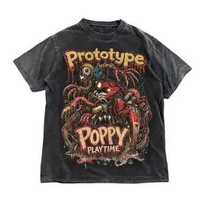 The Prototype Poppy Playtime Game Shirt, Horror Game Graphic Tee, Friendly Huggy Wuggy Gamer Fan Merch Unisex