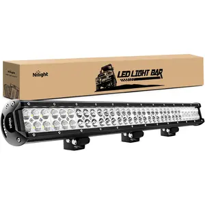 Nilight 31"198W Led Light Bar Flood Spot Combo Off Road Work Light Driving Fog Lights for SUV Boat 4x4 Jeep Lamp fog boat