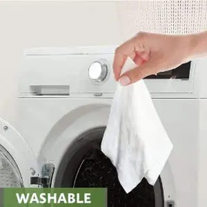 Reusable Bamboo Rayon Towels - Pack of 2 Washable Kitchen Paper Towels - Lint free, Zero Waste, Recyclable, 2x20 Heavy Duty Organic Washable Rolls