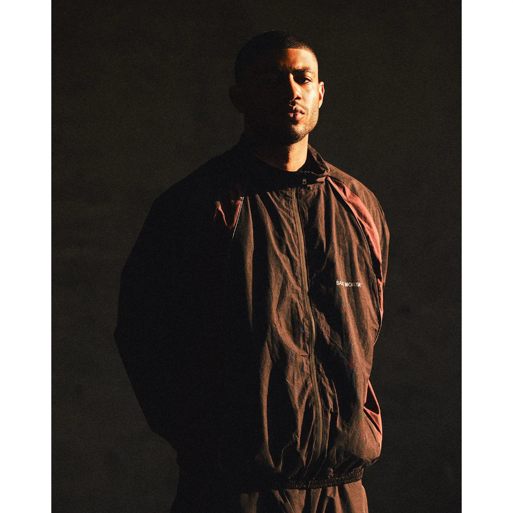 Saint Morta ATHLTC Windbreaker Black/Port