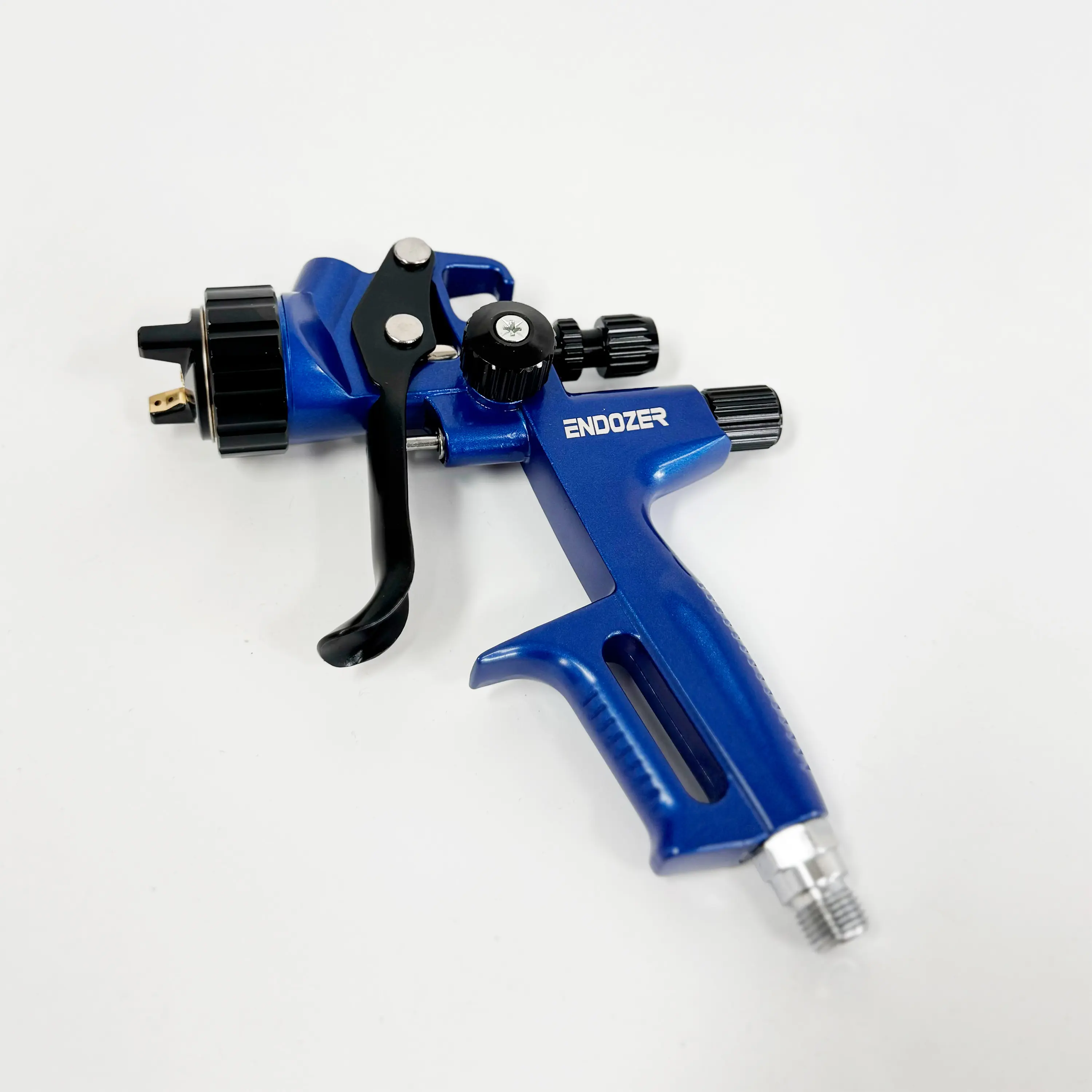 Professional HVLP Spray Gun Kit - 4000B Model with 1.3mm & 1.8mm Nozzles, Large 600CC Mix Tank, High Atomization & Low Pressure, Minimizes Overspray & Wastage, Reduces Frequent Refills, Environmentally Compliant, Durable for Car Paint & Varnish, Stainless