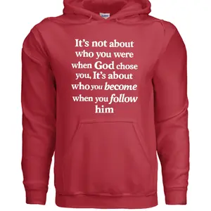 "Follow Him" Gildan G185 Adult Heavy Blend 50/50 Hood