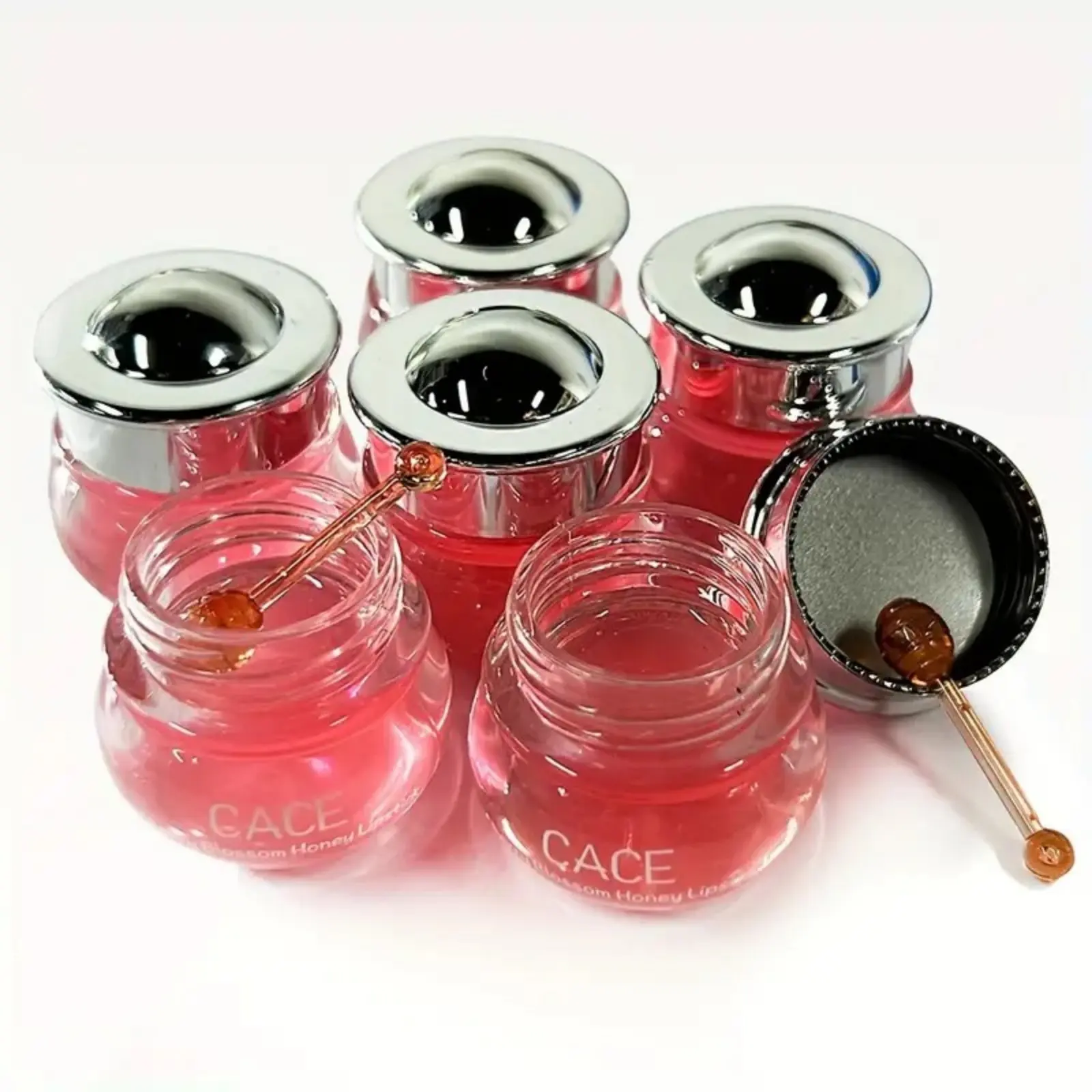 6pack Cherry Honey Lip Balm Moisturizing Lip Oil Long Lasting Nourishes Smoothes Hydrate Hydrating Lips Glossy For All Skin Types Comfort Skincare