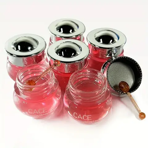 6pack Cherry Honey Lip Balm Moisturizing Lip Oil Long Lasting Nourishes Smoothes Hydrate Hydrating Lips Glossy For All Skin Types Comfort Skincare
