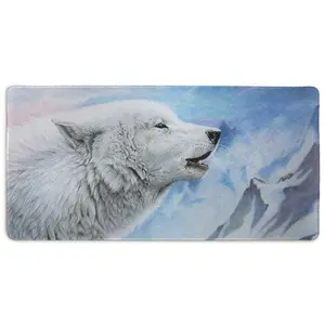 Waking the White Wolf Extended Mousepad