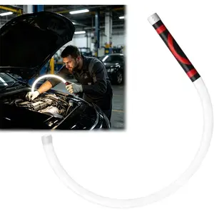LED Flashlight Stick, 27" Bendable Mechanic Light,Work Light with High-Lumen LED,3 Brightness Modes, Rechargeable Flexible Light for Mechanics,Car Repairs, Inspections (1 PCS)