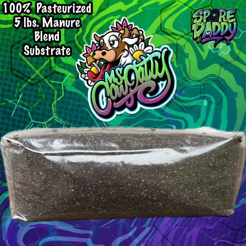 Ms. Cow Patty's Manure Based Pasteurized Mushroom Substrate | 5 lbs