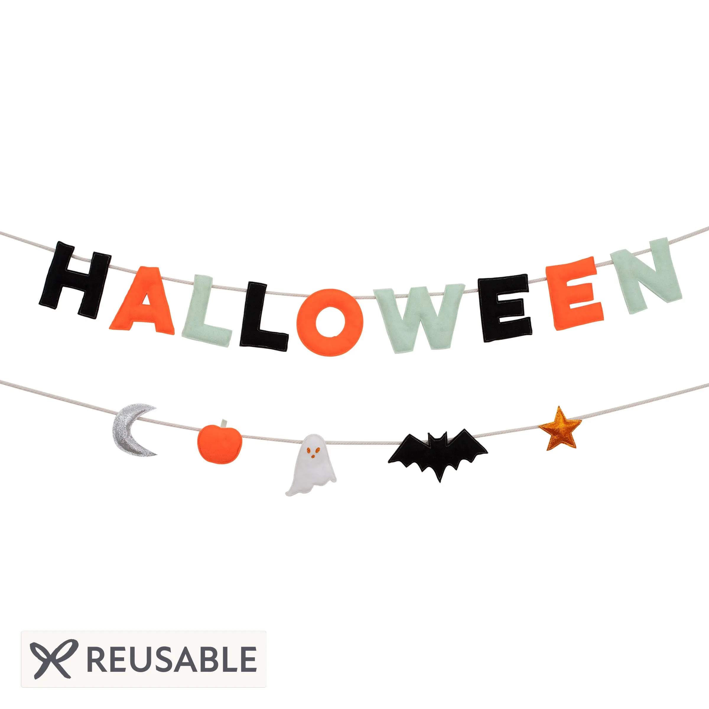 Halloween Felt Garland Set
