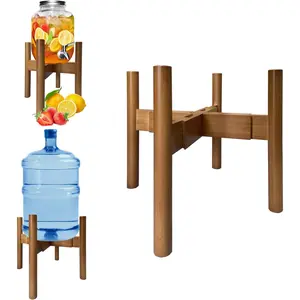 Adjustable Drink Dispenser Holder (6-11 Inch), Water Dispenser Stand - Fit Beverage Dispenser, 1-2 Gallon Glass Water Jar, 3-5 Gallon Water Jug Container, Water Filter Bottle, Water Crock Dispenser