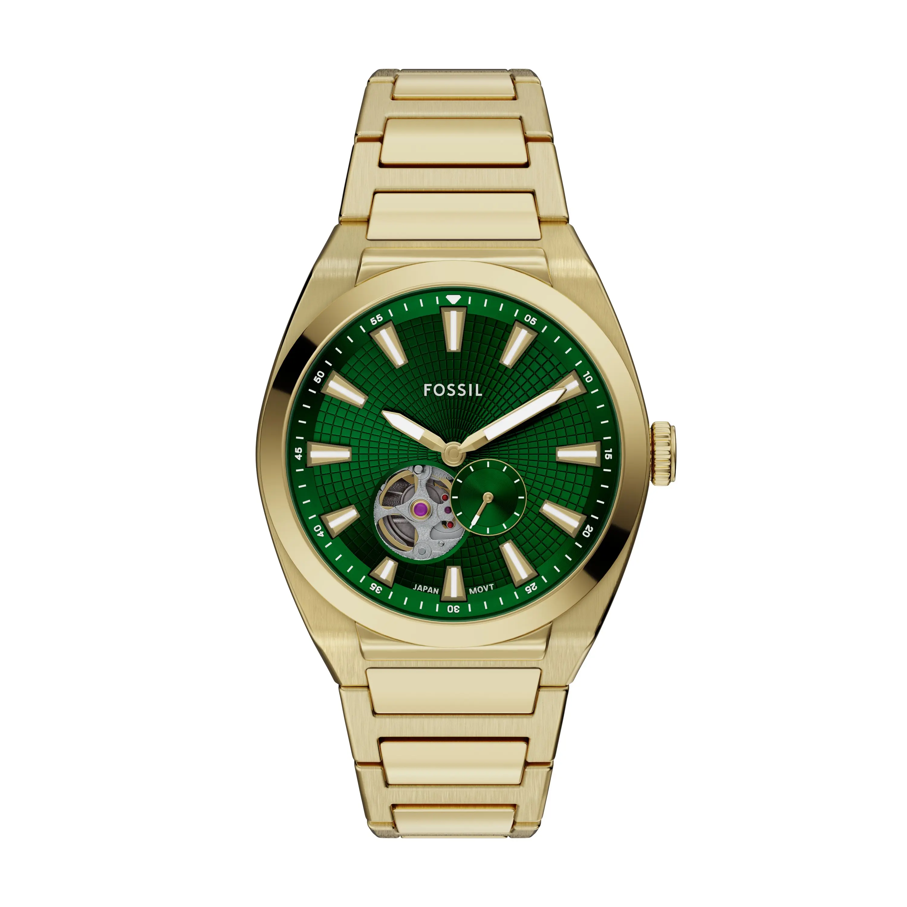 Fossil Men's Everett Automatic Gold-Tone Stainless Steel Watch