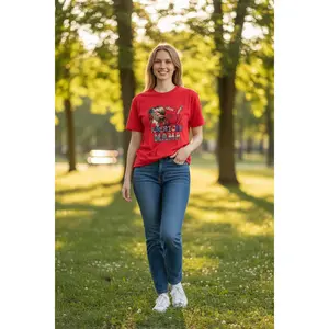 American Mama 4th July T-Shirt