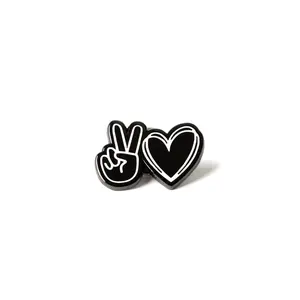 Peace and Love Pin