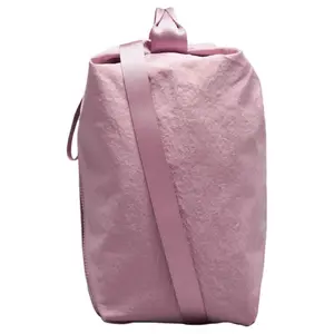 Lululemon Fast Track 10L Cotton Crossbody Bag with Zipper Closure for Men and Women in Rose Blush